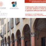 XXXI Convegno nazionale RAU | Bologna, 12-14 ottobre 2022 | L’Università nella transizione culturale: obiettivi e sfide per la gestione efficace del cambiamento
